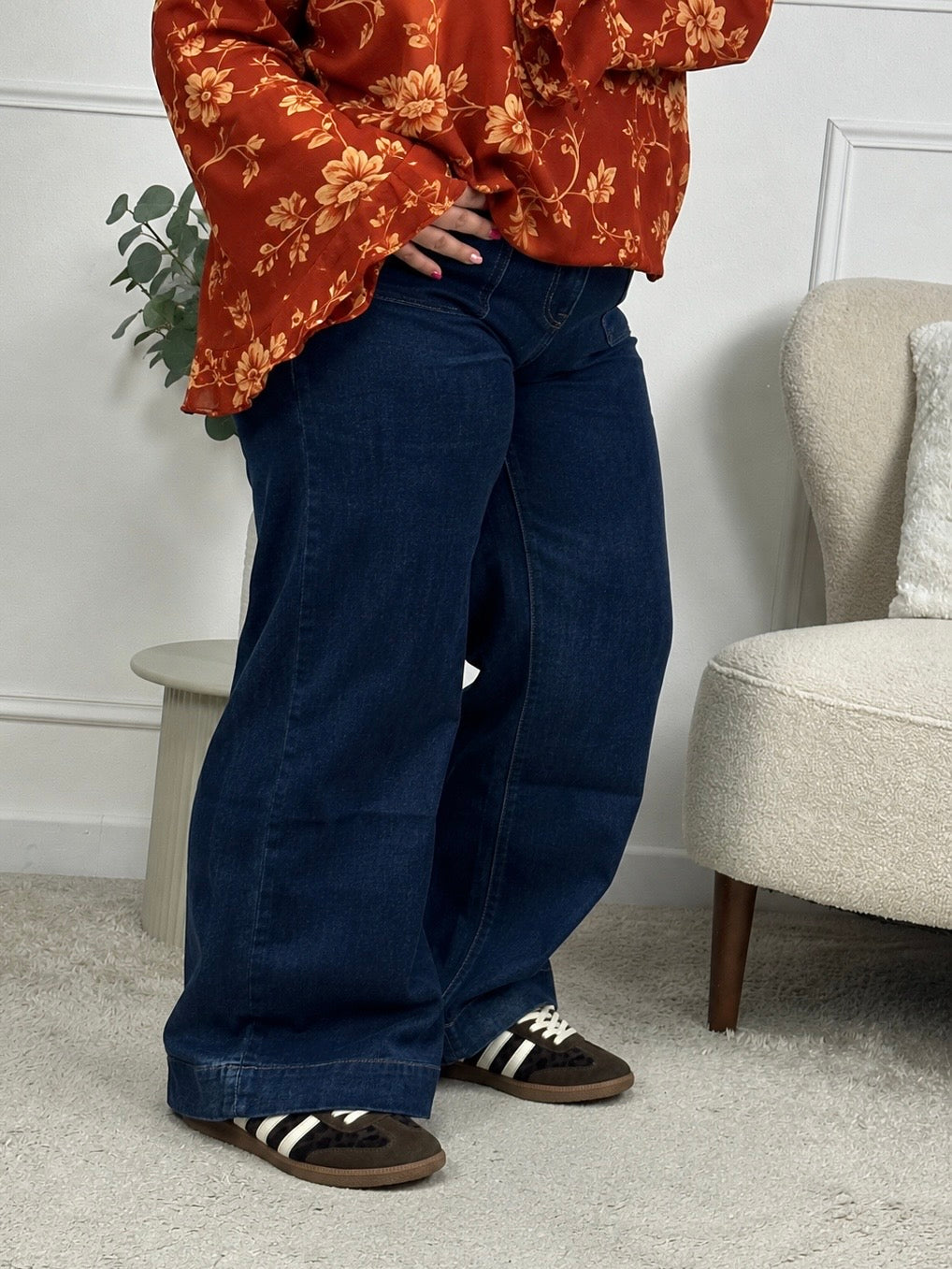 JEAN WIDE LEG PIETRO