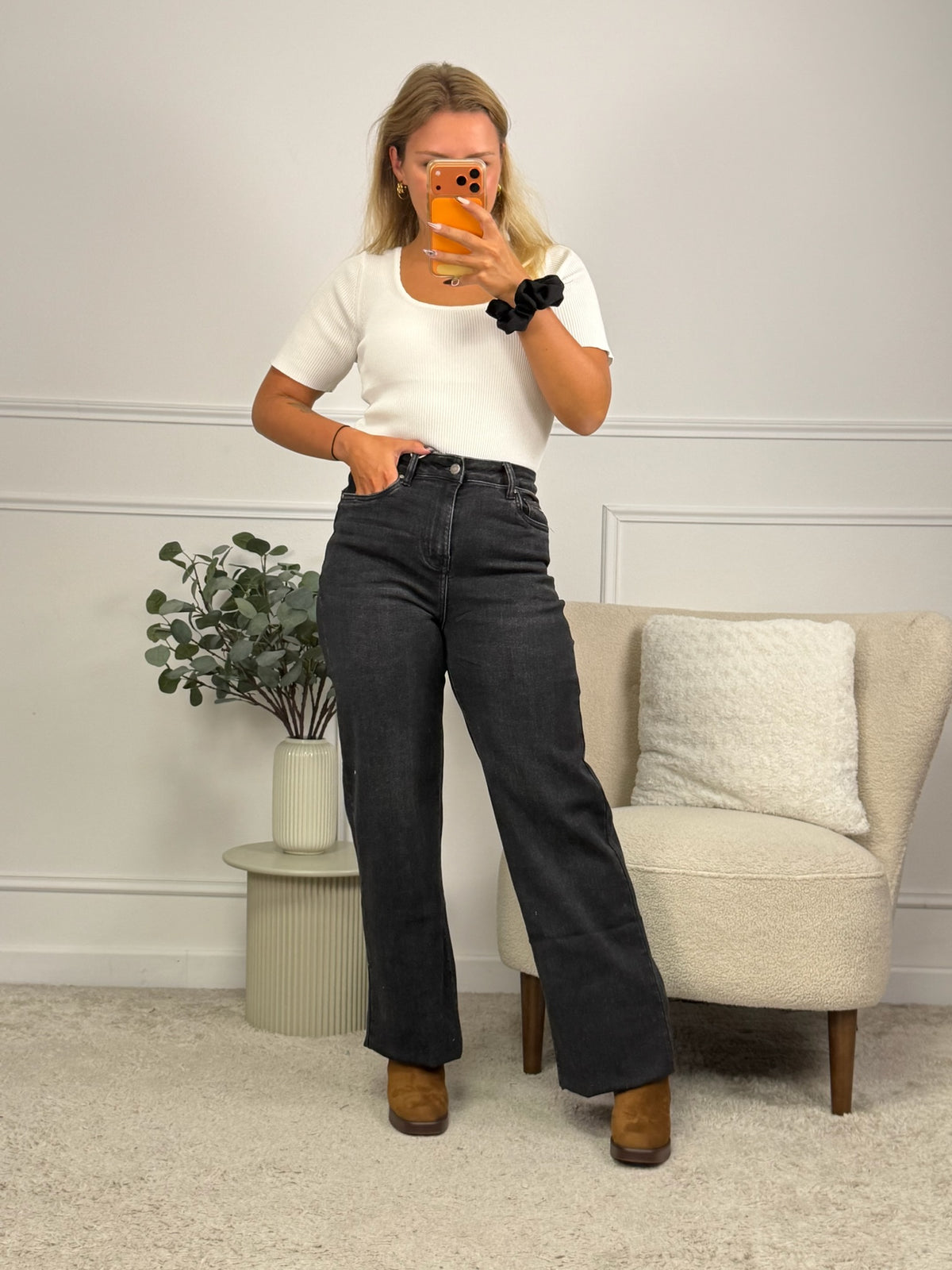 JEAN TALL WIDE LEG ASTER