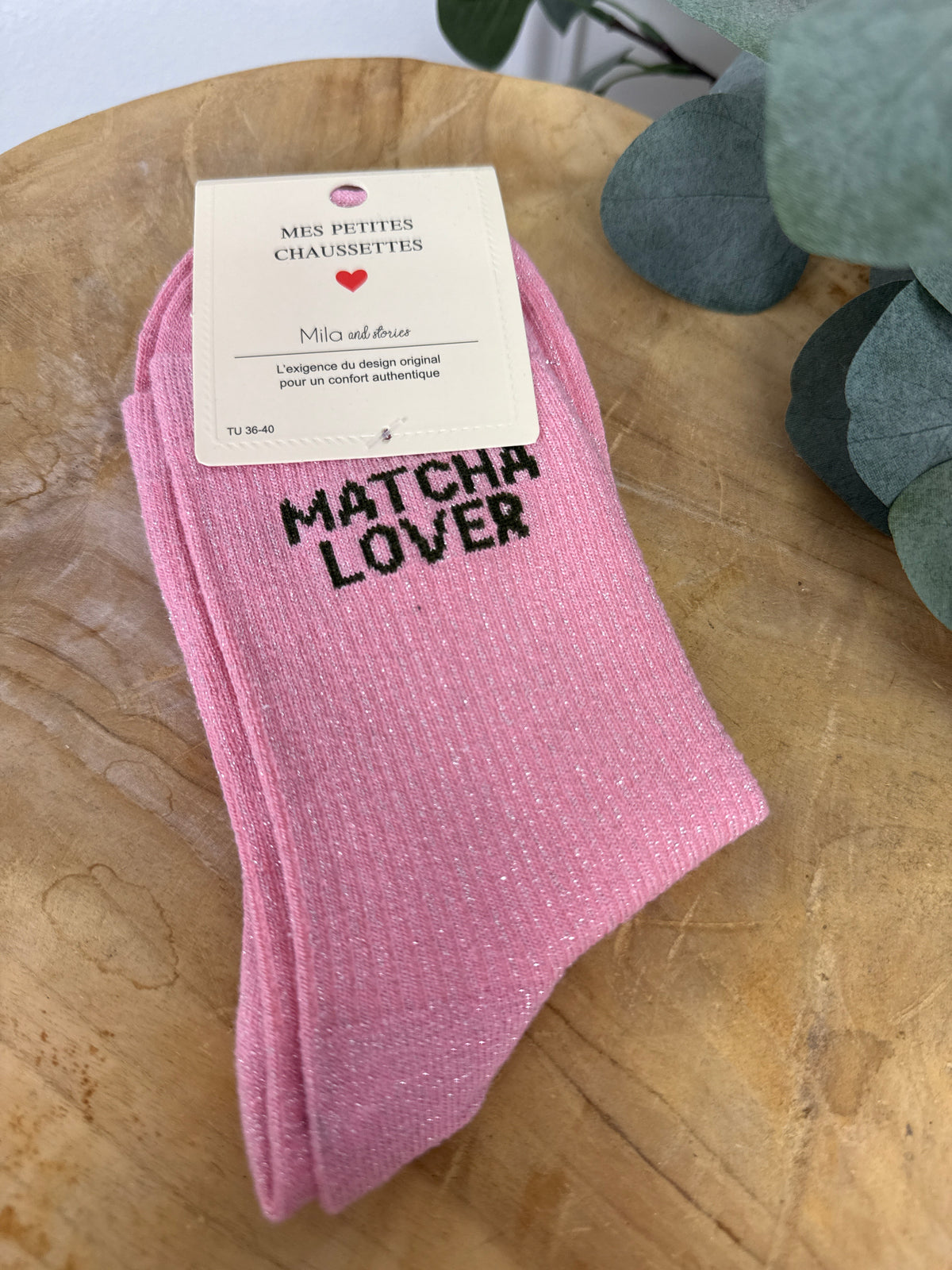 CHAUSSETTE MATCHA LOVER