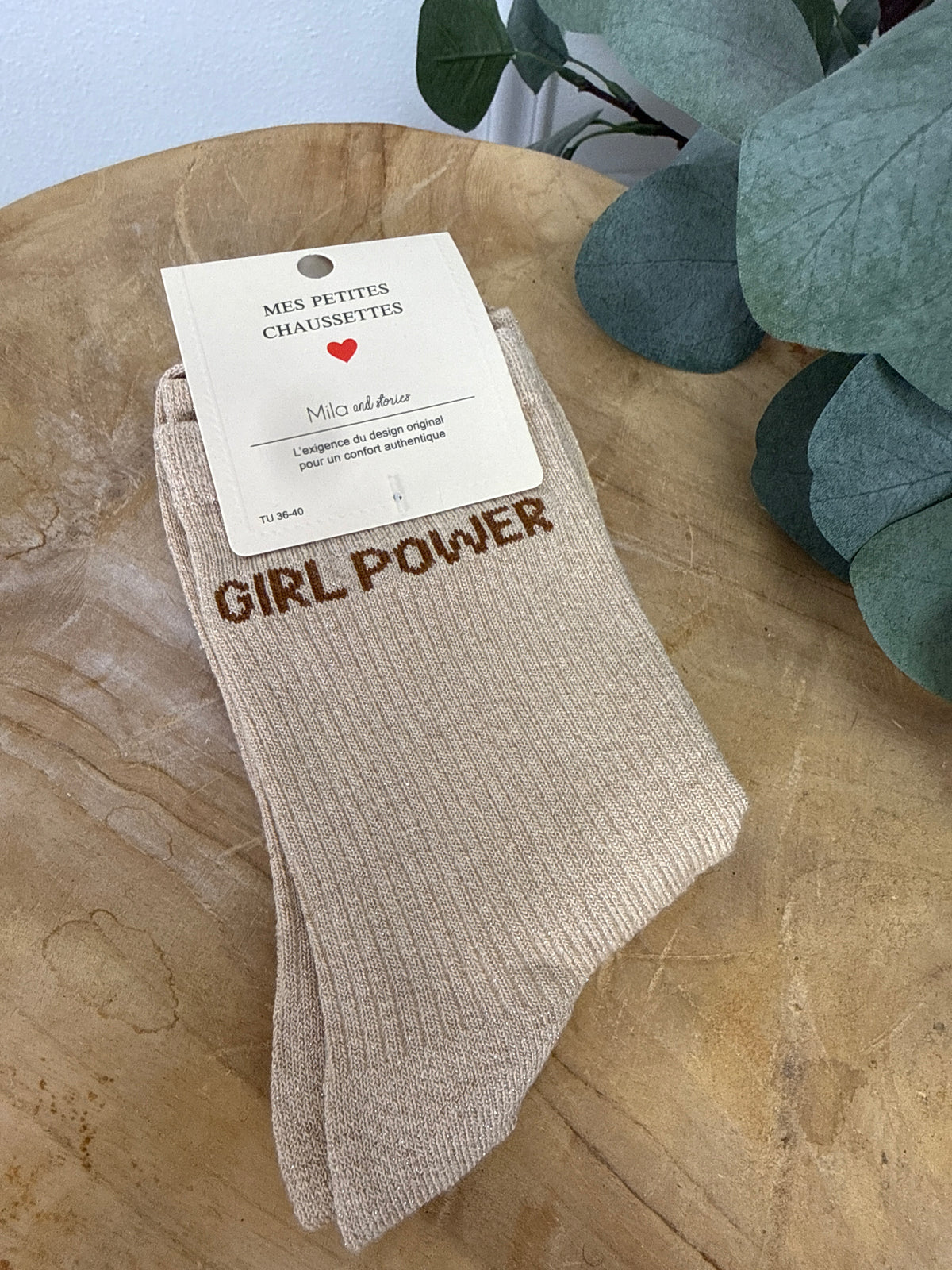 CHAUSSETTE GIRL POWER