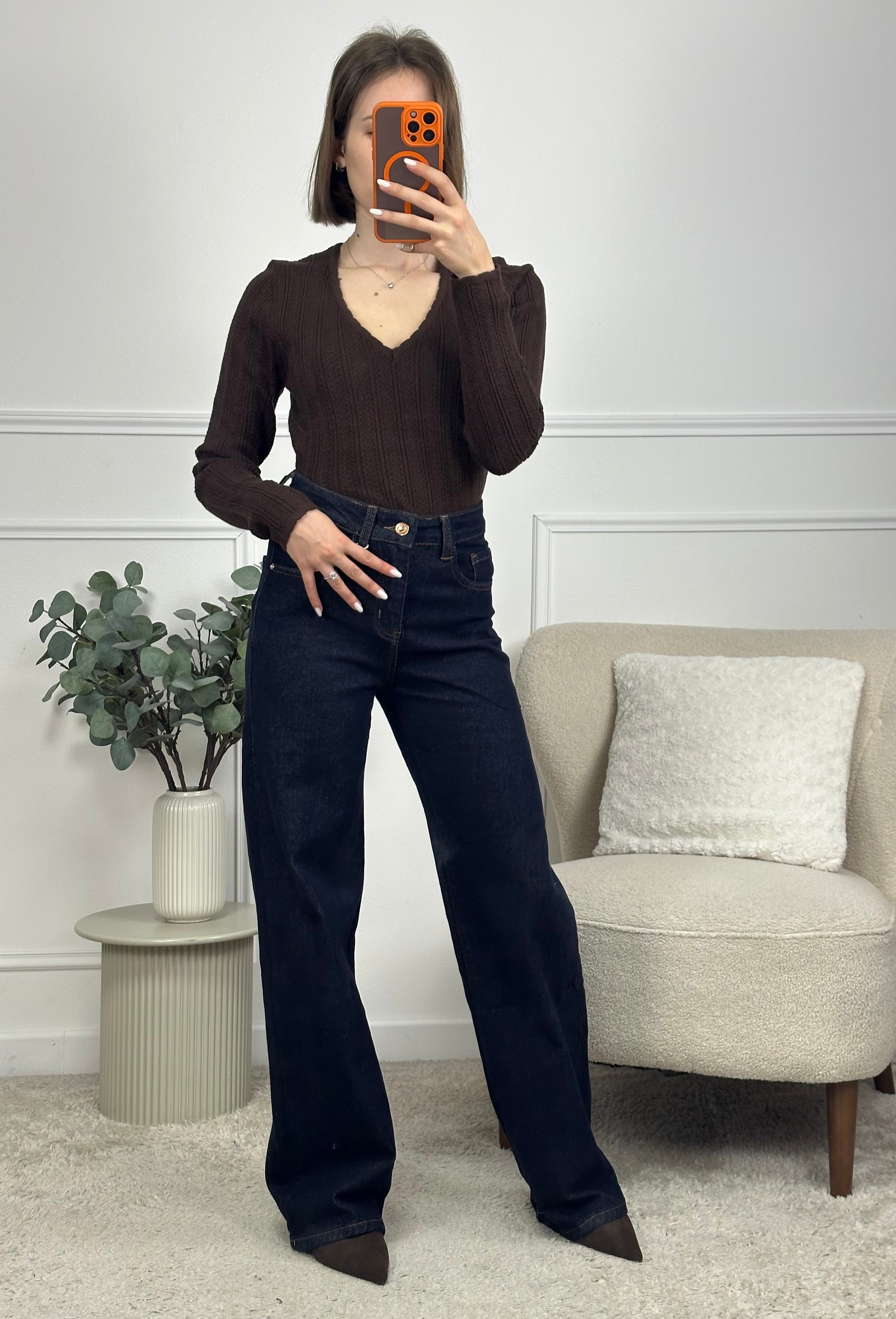 JEAN WIDE LEG LOEVAN