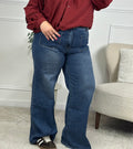 JEAN WIDE LEG PIETRO