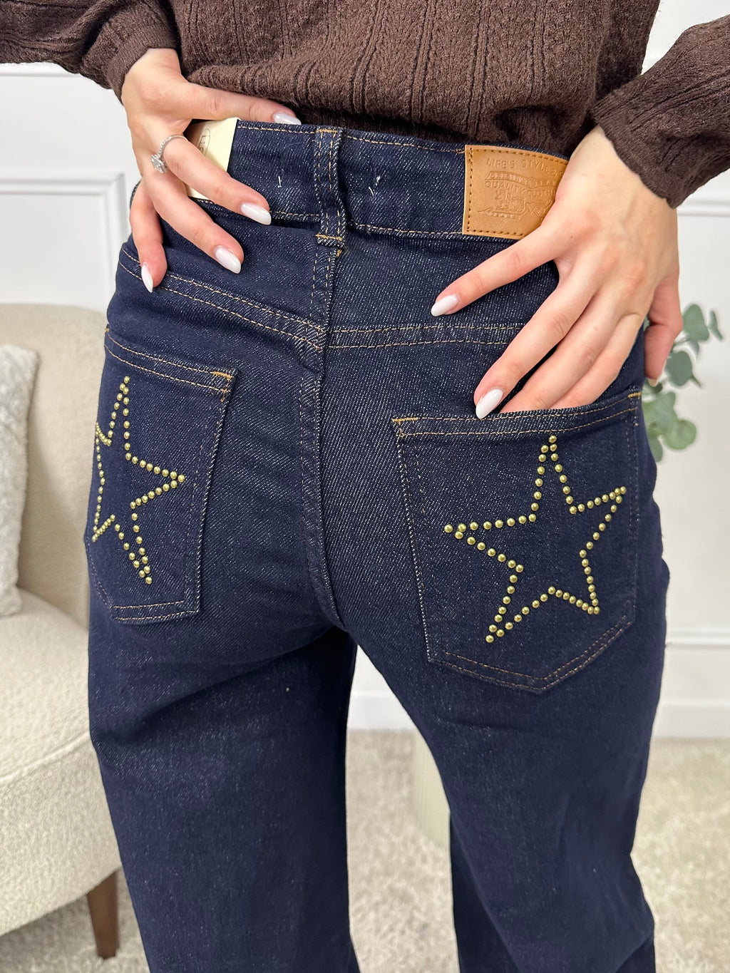 JEAN WIDE LEG LOEVAN